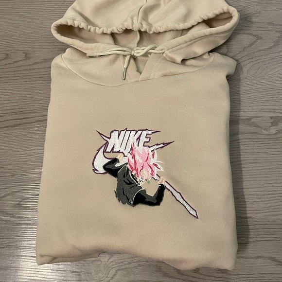 Goku Black staff cream hoodie Dragon ball super - Picture 2 of 4